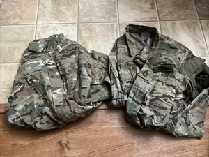 Lote de 2 Abrigos de Combate Ejército Multicam - Medianos-Regulares - Imagen 1 de 12