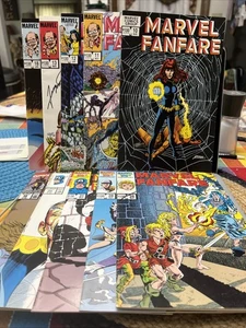 Marvel Fanfare Lot #10,11,12,13 signiert von George Perez + #6,7,14,15,18,26,+ mehr - Bild 1 von 13