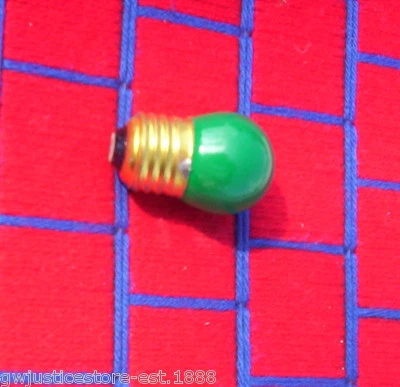 GREEN 7.5w regular US base 7 &1/2 WATT S11 night SIGN LIGHT BULB 7.5s11 Ceramic - Image 1 of 3