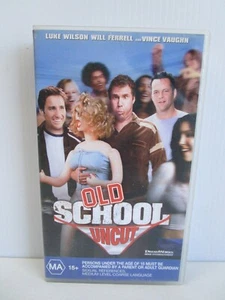 Old School Uncut, VHS Tape, Will Ferrell, Vintage Video, Movie, MA15+ 2004 - Picture 1 of 4