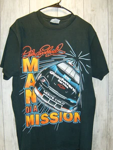 T-shirt nera vintage 1996 Dale Earnhardt uomo in missione taglia grande - Foto 1 di 8