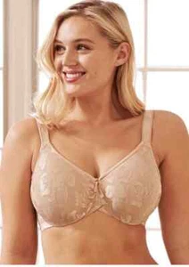 NWT Wacoal 85567 Awareness Full Figure Seamless Underwire Bra 34C Tan - Picture 1 of 2