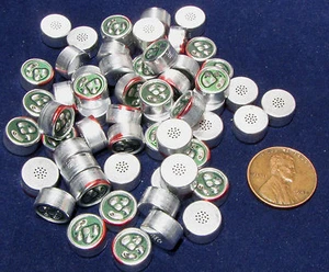 50 micrófonos Primo EM-100H Electret 6V 44dB omnidireccionales 10 mm micrófono espía de CC E - Imagen 1 de 3