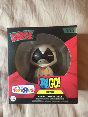  DORBZ TEEN TITANS GO RAVEN #222 VINIL COLECIONÁVEL APENAS NA TOYS R US FUNKO - Imagem 1 de 4