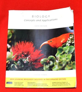 Biology Book Concepts and Applications 6th Edition Cecie Starr - Picture 1 of 3