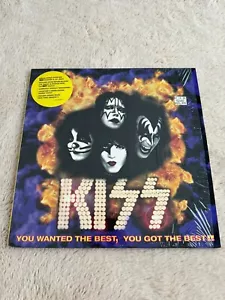 KISS You Wanted The Best, You Got The Best VINYL 2LP 1996 HYPE STICKER in Shrink - Picture 1 of 12