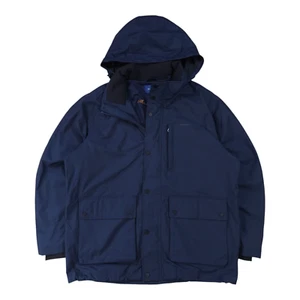 Gant The Mist Jacket Hooded Parka Men Navy Casual XL - Picture 1 of 14