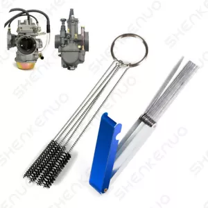 Carburetor Carb Cleaning Jet Cleaner Kit Tool Set For Motorcycle ATV Lawn Mower - Picture 1 of 12