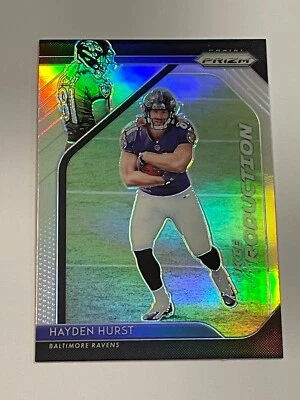 2018 Panini Prizm Football Rookie Introduction Prizm - Hayden Hurst RC - Ravens - Image 1 of 2