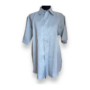 Wrangler | Men’s Gray Short Sleeve Button Up Shirt - Picture 1 of 4