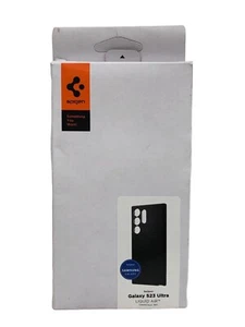 Étui Galaxy S23 Ultra Spigen air liquide mince protection téléphone noir ACS05614 - Photo 1 sur 4
