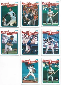 1988 RECORD BREAKERS, TOPPS LOT - Picture 1 of 2