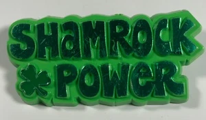 PIN Sello SHAMROCK POWER Irlanda IRISH Día de San Patricio VERDE Orgullo - Imagen 1 de 2