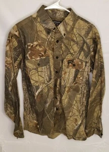 Vintage 90er Rattlers Herren Realtree Tarnhemd USA Gämse Jagd Flanell Large XL - Bild 1 von 6