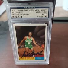 2007 TOPPS THE MISSING YEARS #BR61 BILL RUSSELL CARD CELTICS PSA Graded