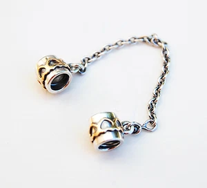 Gen. Pandora two-tone Safety Chain "Hearts" - 790307 - 5cm - retired - Picture 1 of 3