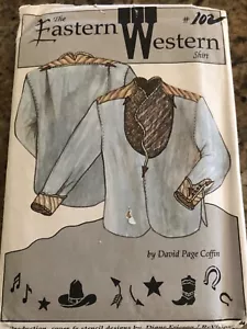 🌸 DIANE ERICSON #102 - MEN'S/LADIES EASTERN-WESTERN SHIRT PATTERN XS-XXL FF - Picture 1 of 2