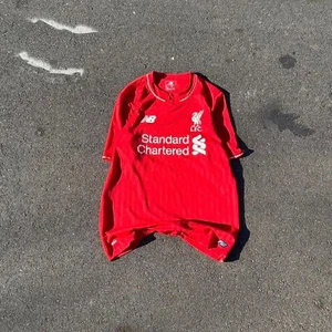 Liverpool FC New Balance Red Soccer Jersey - Picture 1 of 7