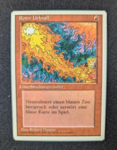 Magic Mtg German White Border Red Elemental Blast   near mint - Picture 1 of 1
