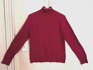 Talbots Damen Pullover L Lila Rollkragen Strick Langarm Freizeit Karriere Büro - Bild 1 von 4
