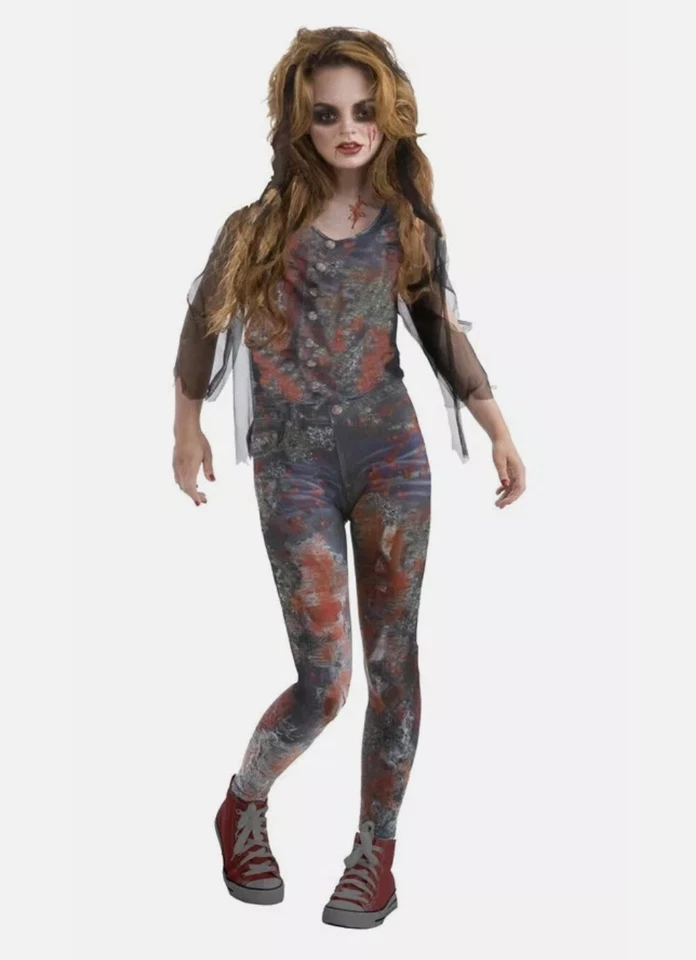 Rubíes Drama Reinas Zombie Amanecer Halloween Disfraz Niño Pequeño 4-6 NUEVO  Foto 1 de 1