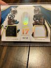 DEVIN FUNCHESS DJ CHARK 2018 IMMACULATE DUAL PRIME WORN JERSEY PATCH RELIC /50!!