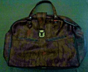 BORSONE IN PELLE - VINTAGE - ANNI 80 - Foto 1 di 8