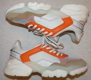 Marc O´Polo Sneaker Freizeitschuhe weiß/orange/beige Gr.39 "fast w.NEU" - Bild 1 von 18