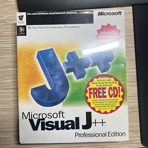 Microsoft Visual J++ Professional Edition Java active x Sealed - Picture 1 of 3