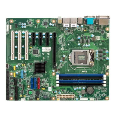 Industry ATX Mainboard Advantech Aimb-785 Rev.A1 LGA 1151 DDR4 Pcie PCI 2x Gbe - Image 1 of 3