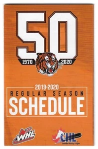 2019-20 Medicine Hat Tigers WHL Hockey Schedule !!! 20/20 Vision Care - Picture 1 of 1