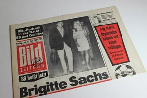 BILDzeitung 15.07.1966 Fußball WM 1966 England Deutschland Wembley Stadion - Picture 1 of 3