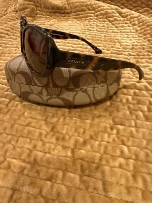 Gafas de sol Coach 5040 carey con mariposas doradas nuevas Foto 1 de 4