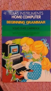 ¡Gramática para principiantes TI-99 SOLO MANUAL DE INSTRUCCIONES! buen estado - Imagen 1 de 2