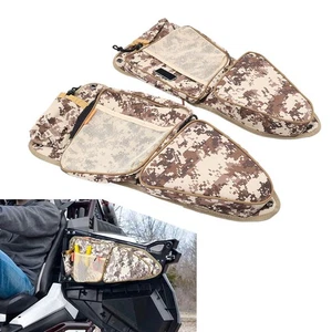 Front Side Door Storage Bags W/ Knee Pad Fit Polaris RZR XP 4 1000 Turbo S 900 - Picture 1 of 1