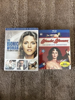 The Bionic Woman: the Complete Series+ Wonder, Woman New Sealed Blu-Ray Set Nice Foto 1 de 4