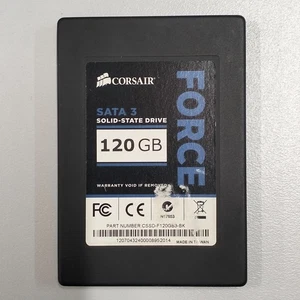 Corsair Force 3 Series 120GB 2.5" SSD MLC SATA 6Gbps Drive CSSD-F120GB3-BK - Picture 1 of 11
