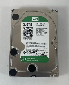 Western Digital WD Green WD20EZRX-00D8PB0 2TB 3.5" Desktop Hard Drive SATA HDD 2 - Afbeelding 1 van 3