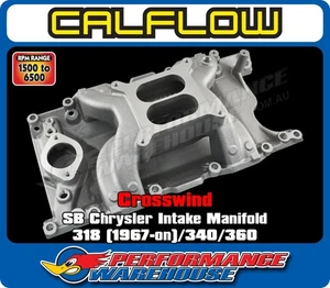 Crosswind SB Mopar 318 (1967-on) / 340 / 360 Dual-Plane Intake Manifold Street - Picture 1 of 6