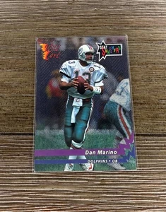 1992 Wild Card Stat Smashers Dan Marino #SS10 Miami Dolphins Football Karte - Bild 1 von 2