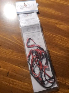 Viscosity Recurve Archery Bowstring AMO 68" RED AND BLACK - Picture 1 of 3