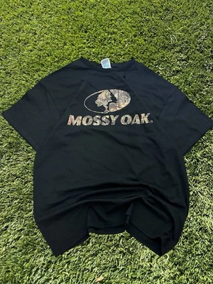 Vintage Mossy Oak Black Real Tree Camo Shirt - Image 1 of 4