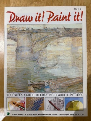 Draw It Paint It Magazine Part 6 1984 Eaglemoss Publications 989G - Image 1 of 2