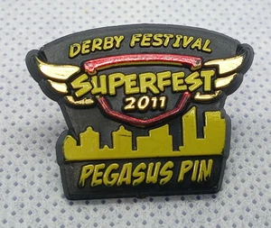 Rare Derby Festival 2011 Superfest Lapel/Hat Pin Nice - Picture 1 of 2