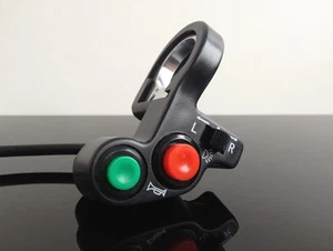 Kleine Schalterarmatur Blinker Hupe Licht Tiny Handlebar switch universal Ø22mm - Bild 1 von 1