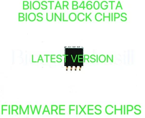 BIOSTAR B460GTA, NO PASSWORD FIRMWARE FIXES BIOS CHIP LATEST VERSION - Afbeelding 1 van 1