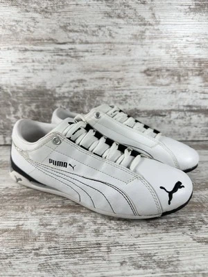 Women's Puma Repli Cat II White Sneakers Sz 8 Athletic Gym - Image 1 of 4