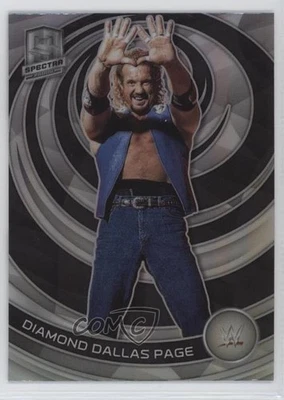 2023 Panini Chronicles WWE Spectra Silver Prizm Diamond Dallas Page #382 HOF - Image 1 of 2