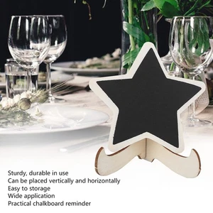 Mini Wooden Blackboard - 10Pcs Message Board Signs - For Indoor Outdoor Use - Picture 1 of 12