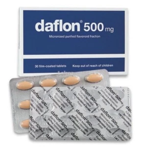 Daflon 500mg Para Hemorroides Y Venas Varicosas 30 Comprimidos Original - Imagen 1 de 4